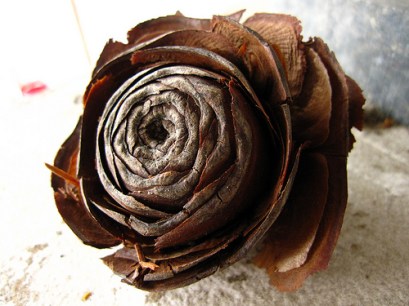 wooden rose